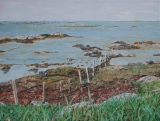 BAIE DE BALLY CONNELY EN IRLANDE (Connemara - HUILE